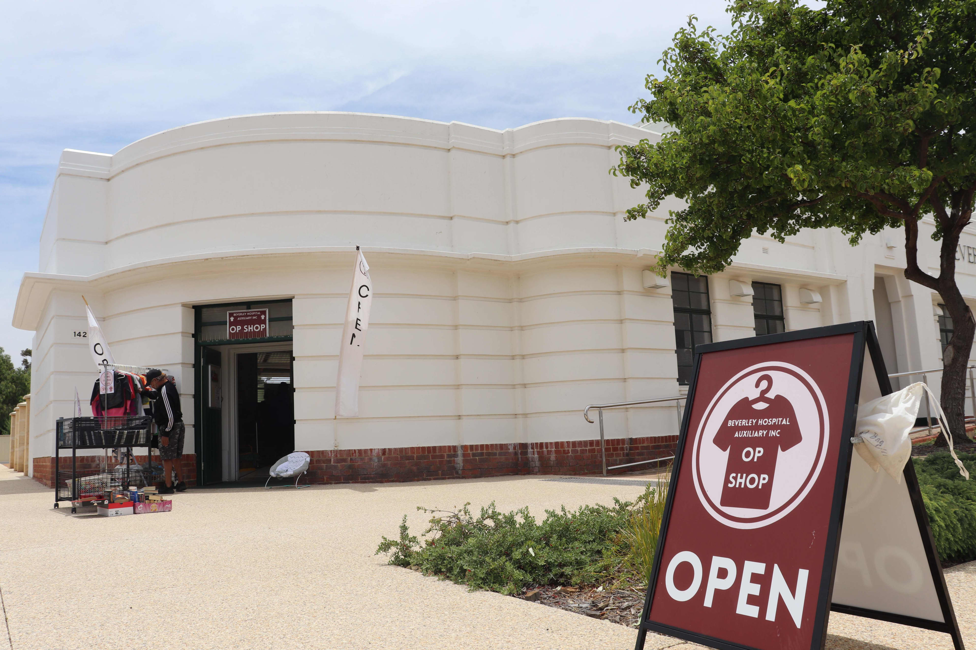 The exterior of an op shop in Beverley