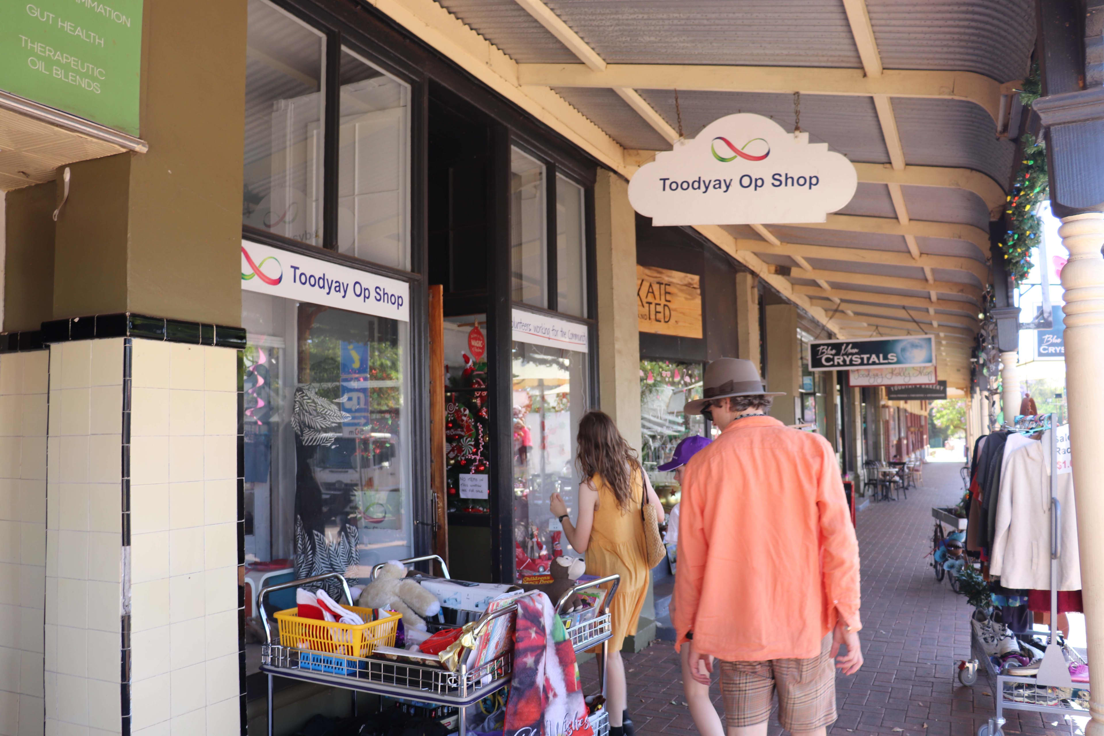 The exterior of a Toodyay op shop