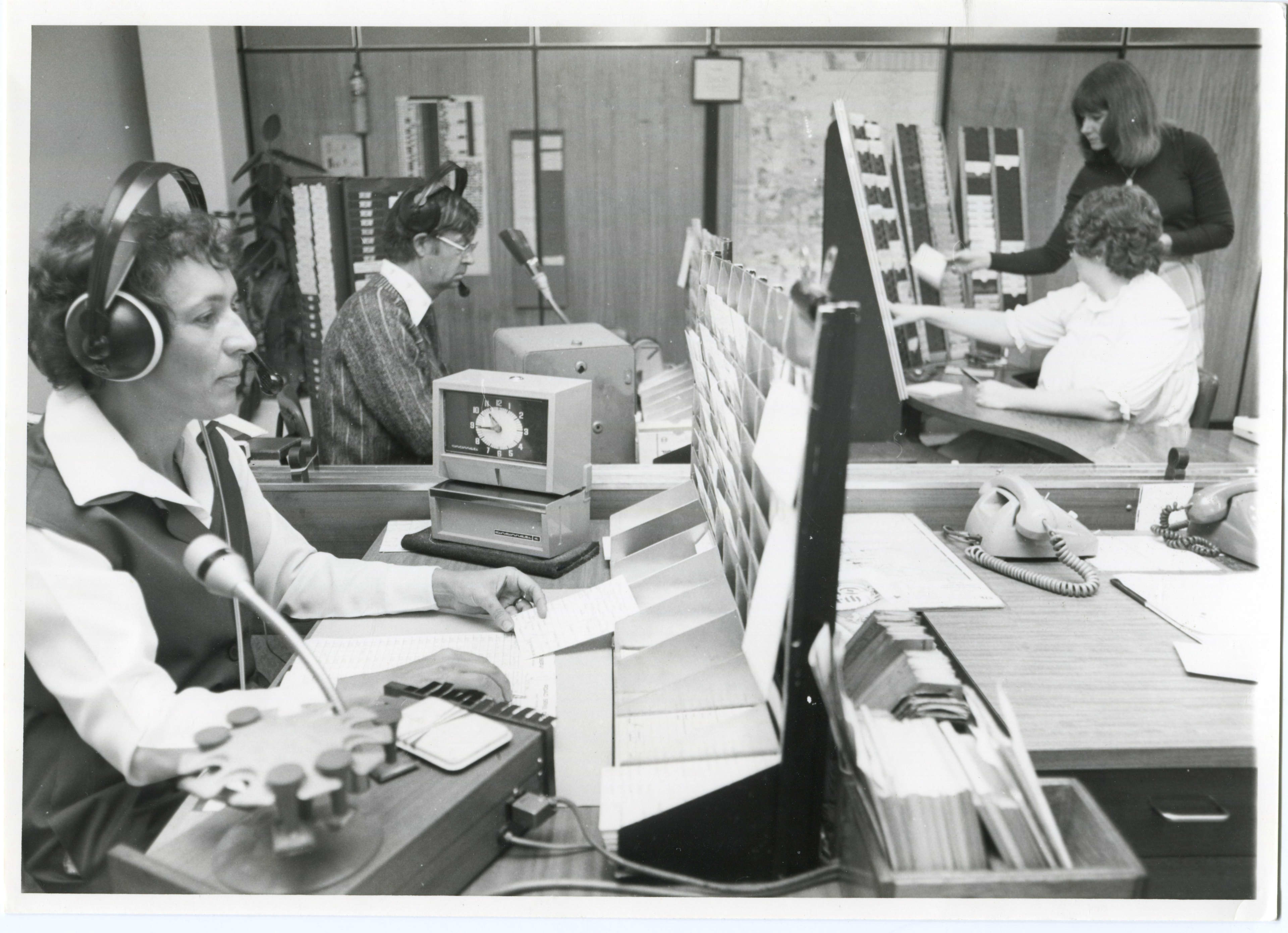 RAC Roadside Assistance Patrol room in the 1980s