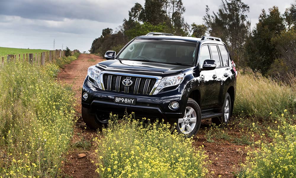Black Toyota Prado