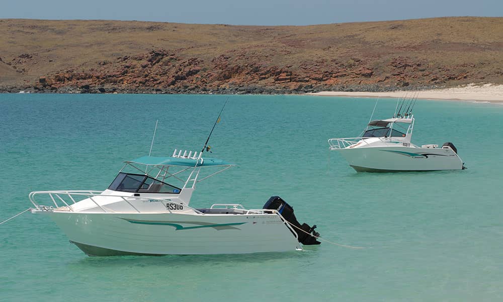 Two boats on the water