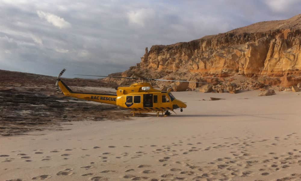 The RAC Rescue Helicopter at Steep Point