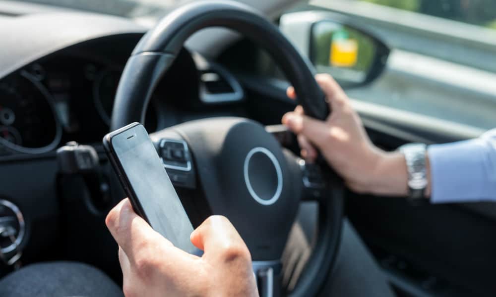 Driving and texting
