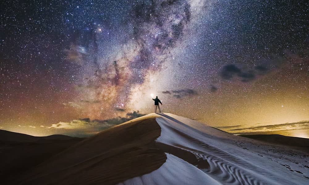 Lancelin sand dunes astrophoto