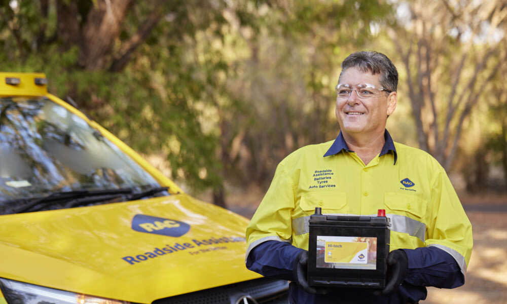 RAC Patrol walking with Battery