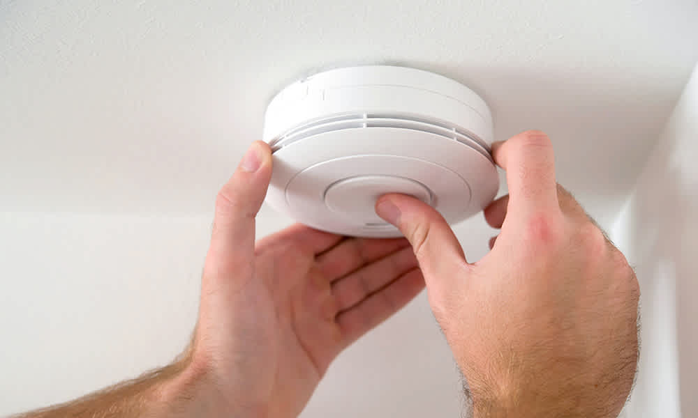 Image of smoke alarm test