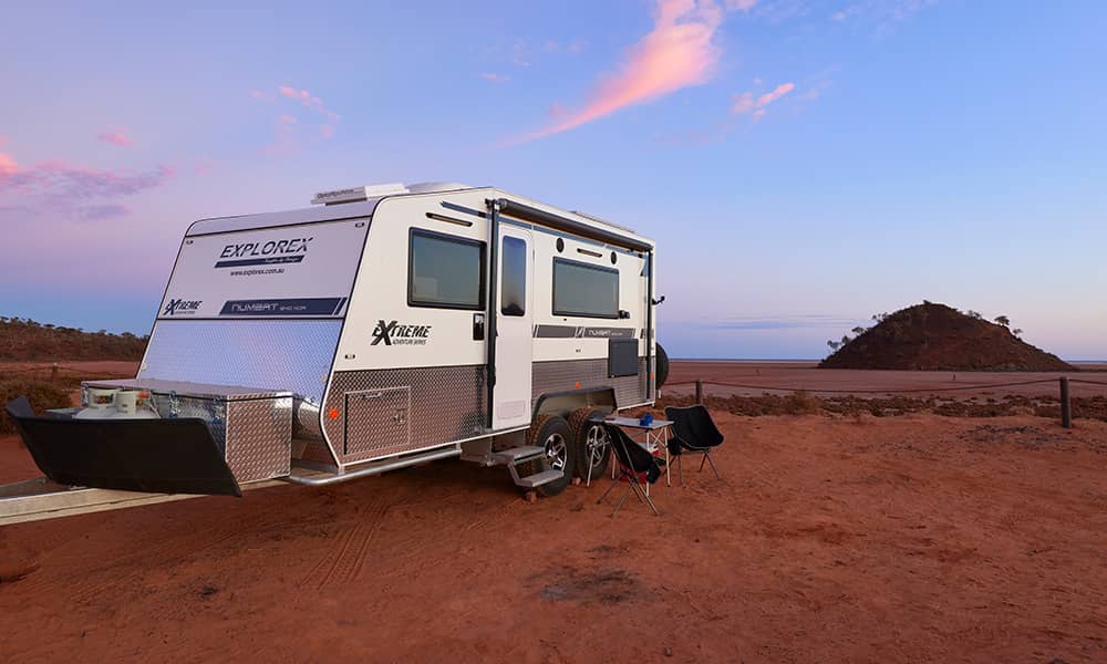 View of a caravan