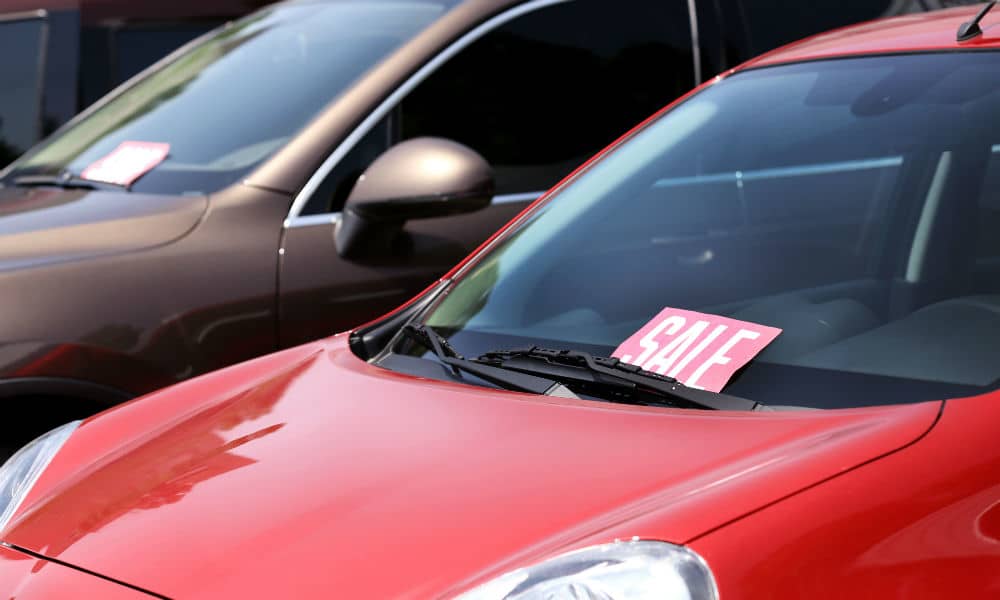 A second hand car for sale