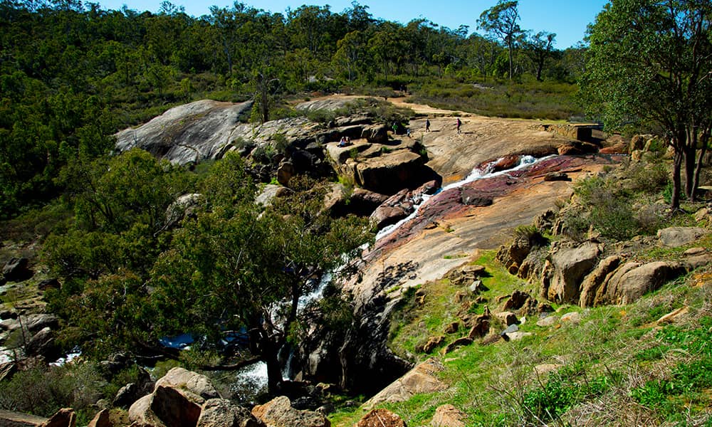 Image of hikers in national park