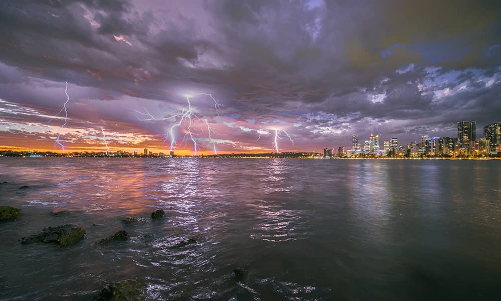 Image of Perth storm
