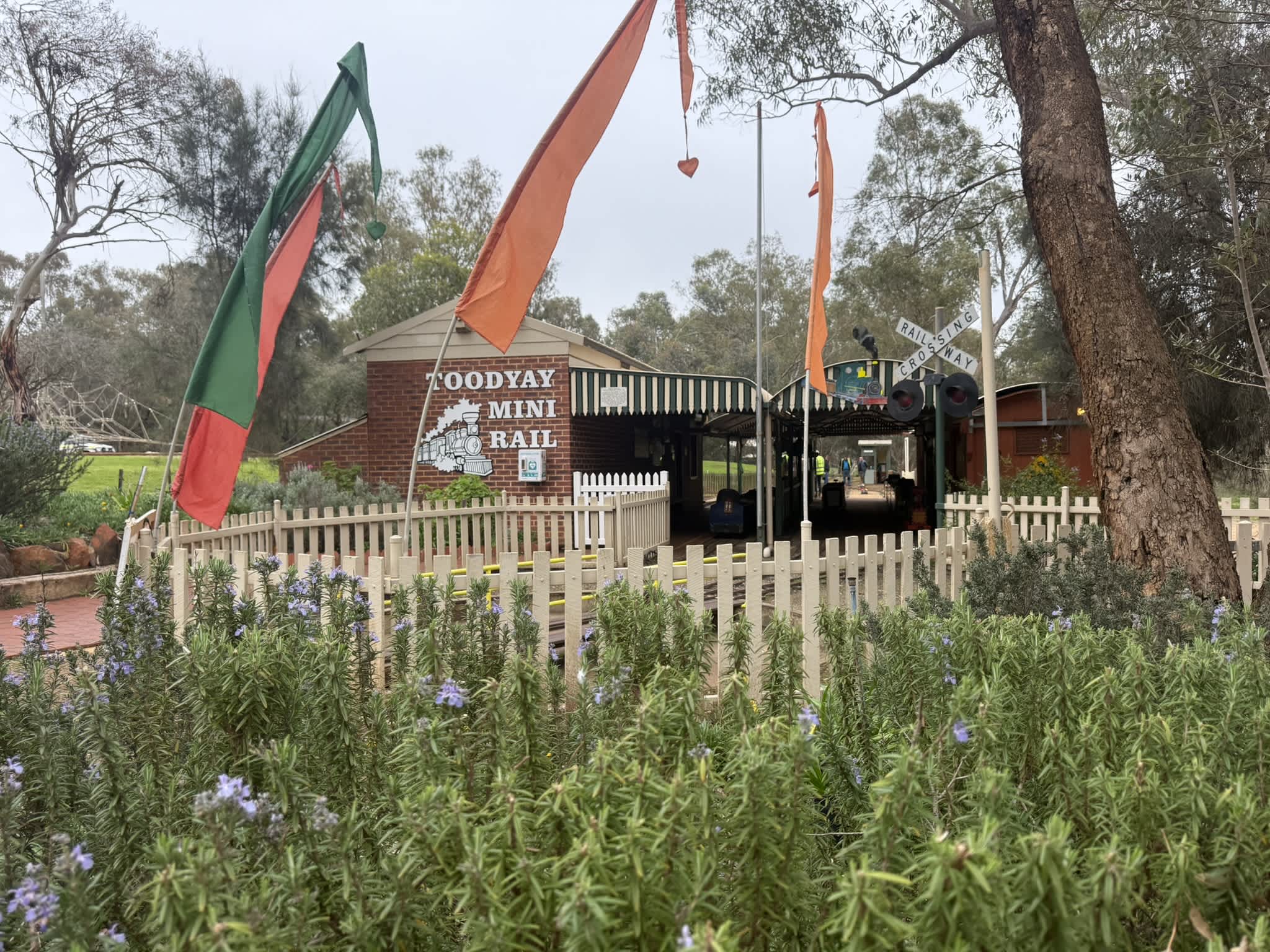 The outside of Toodyay's miniature railway